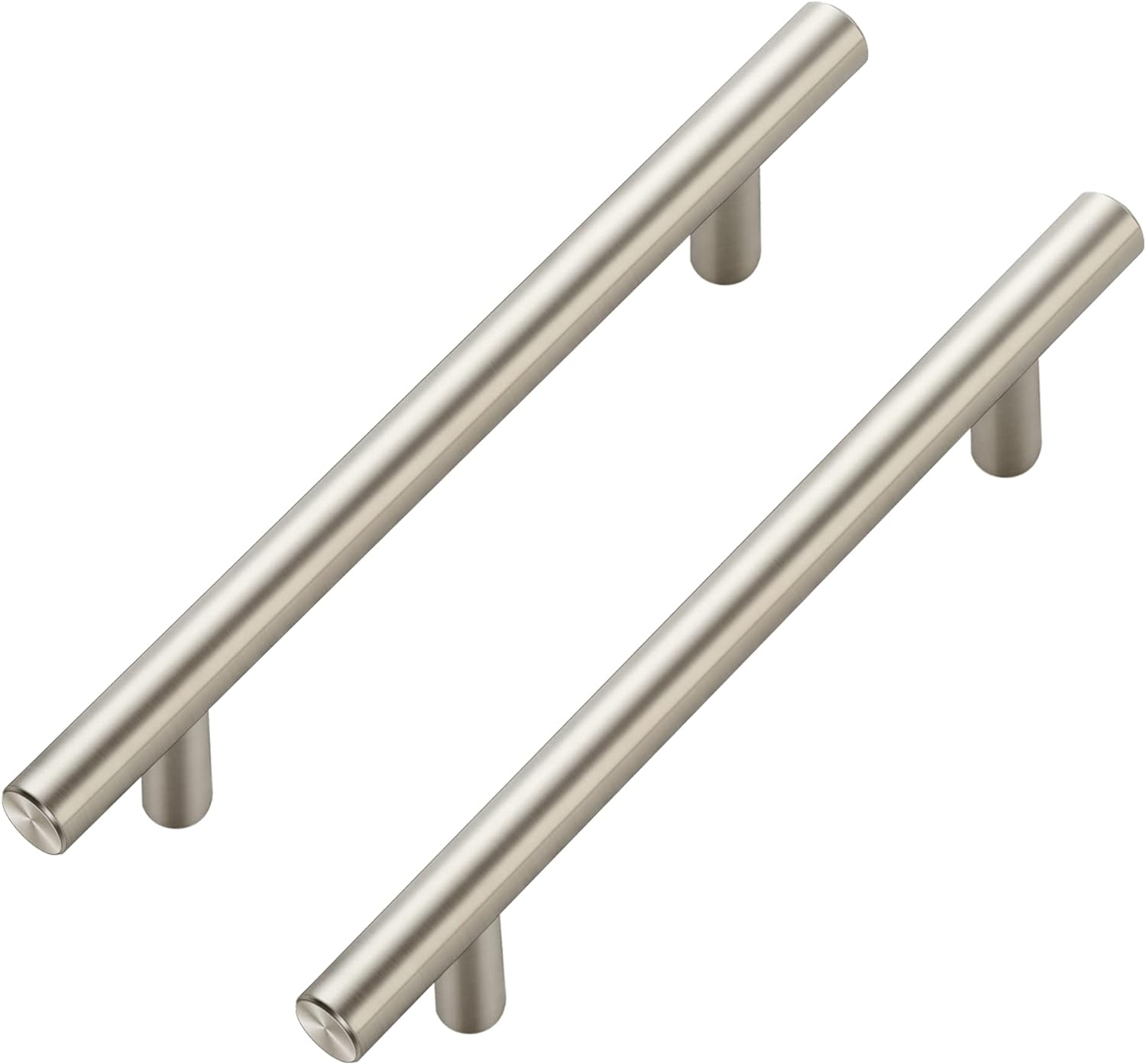 Ravinte 4 Pack 6 inch Cabinet Pulls Brushed Nickel Stainless Steel Kitchen Cupboard Handles Cabinet Handles, 3.75 inch Hole Center