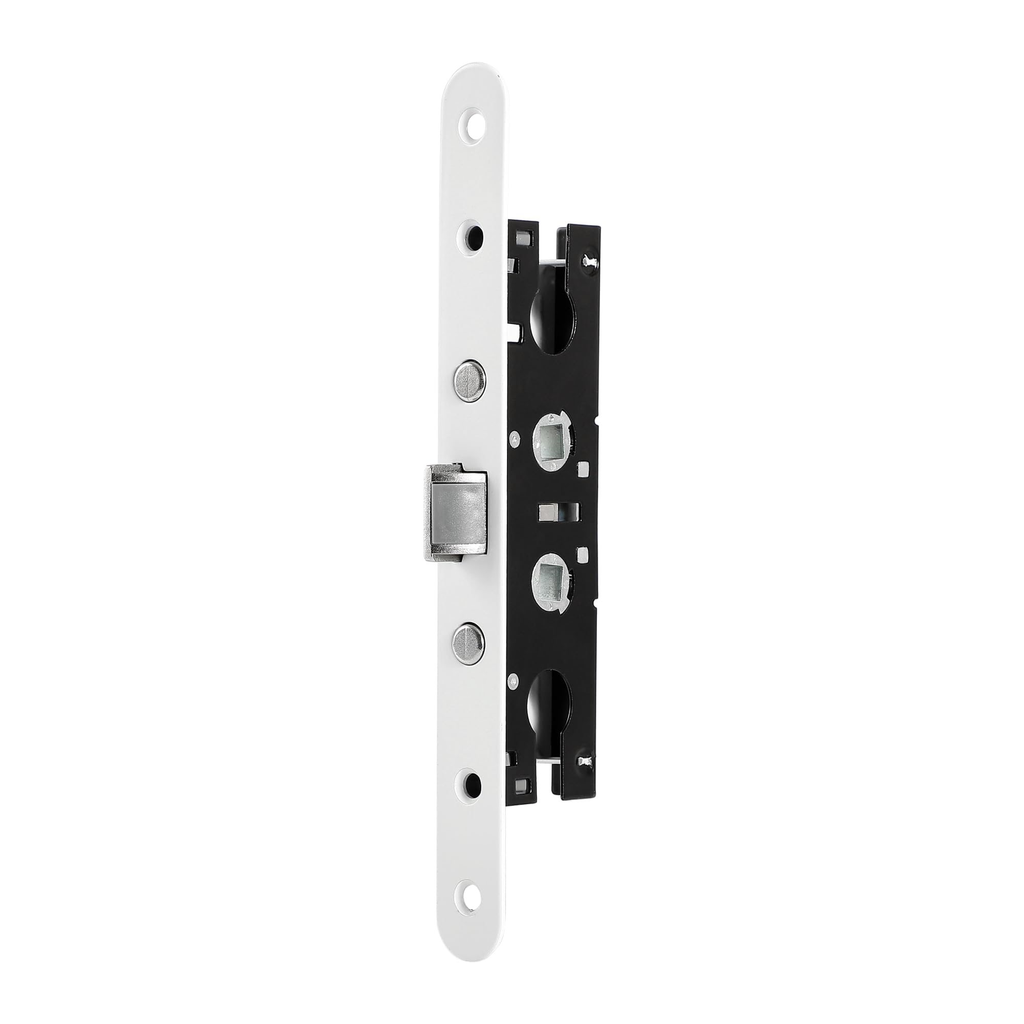 MaxxGeek Storm Door Handle Accessory Set fit Pella Storm Door Handle Replacement Part, with Key and Lock Cylinder, Mortise Lock Not Included (Polished Gold)