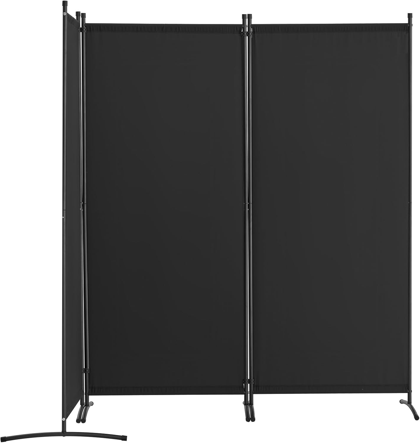 VEVOR Room Divider, 3 Panel Room Dividers and Folding Privacy Screens, Fabric Partition Room Dividers for Office, Bedroom, Dining Room, Study, Freestanding, Black