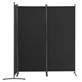 VEVOR Room Divider, 3 Panel Room Dividers and Folding Privacy Screens, Fabric Partition Room Dividers for Office, Bedroom, Dining Room, Study, Freestanding, Black