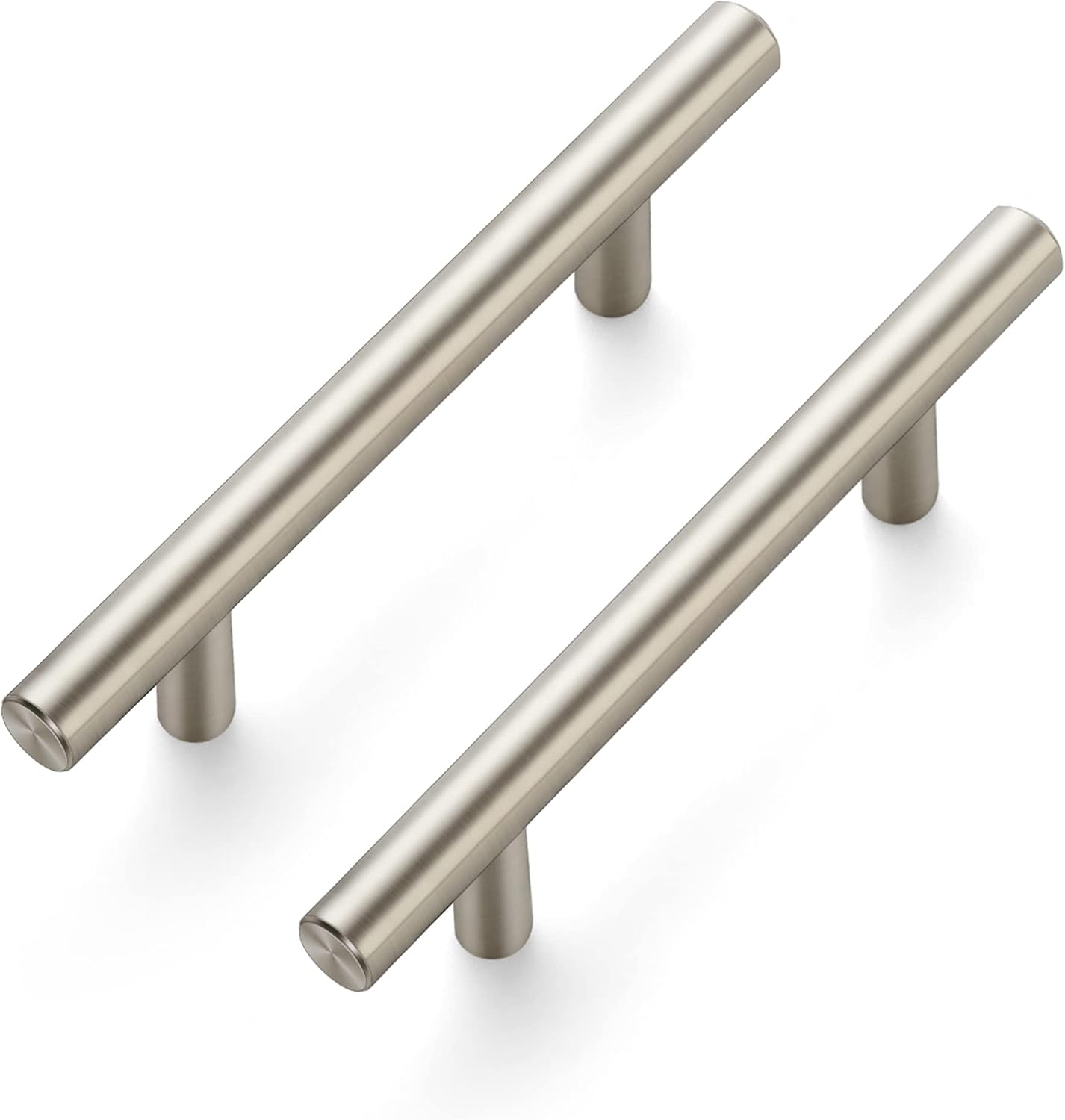 Ravinte 4 Pack 6 inch Cabinet Pulls Brushed Nickel Stainless Steel Kitchen Cupboard Handles Cabinet Handles, 3.75 inch Hole Center