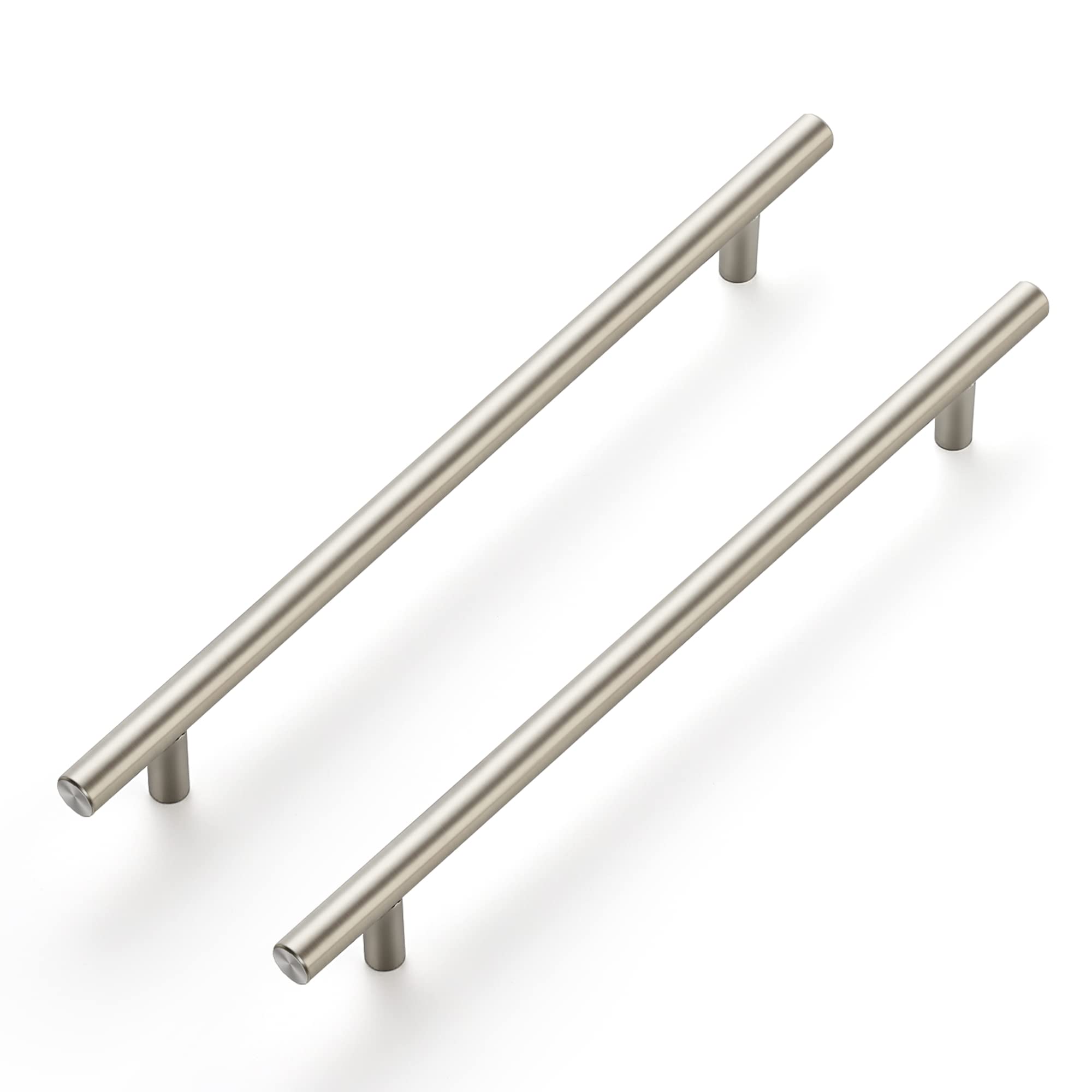 Ravinte 4 Pack 6 inch Cabinet Pulls Brushed Nickel Stainless Steel Kitchen Cupboard Handles Cabinet Handles, 3.75 inch Hole Center
