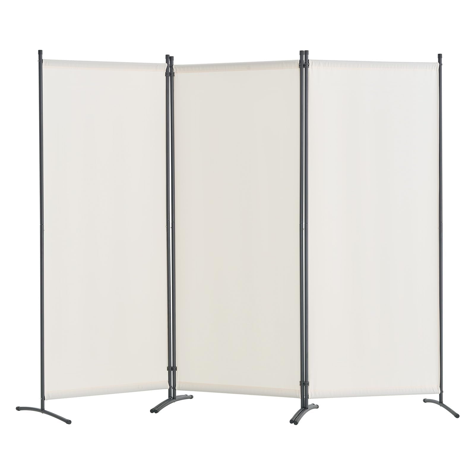 VEVOR Room Divider, 3 Panel Room Dividers and Folding Privacy Screens, Fabric Partition Room Dividers for Office, Bedroom, Dining Room, Study, Freestanding, Black