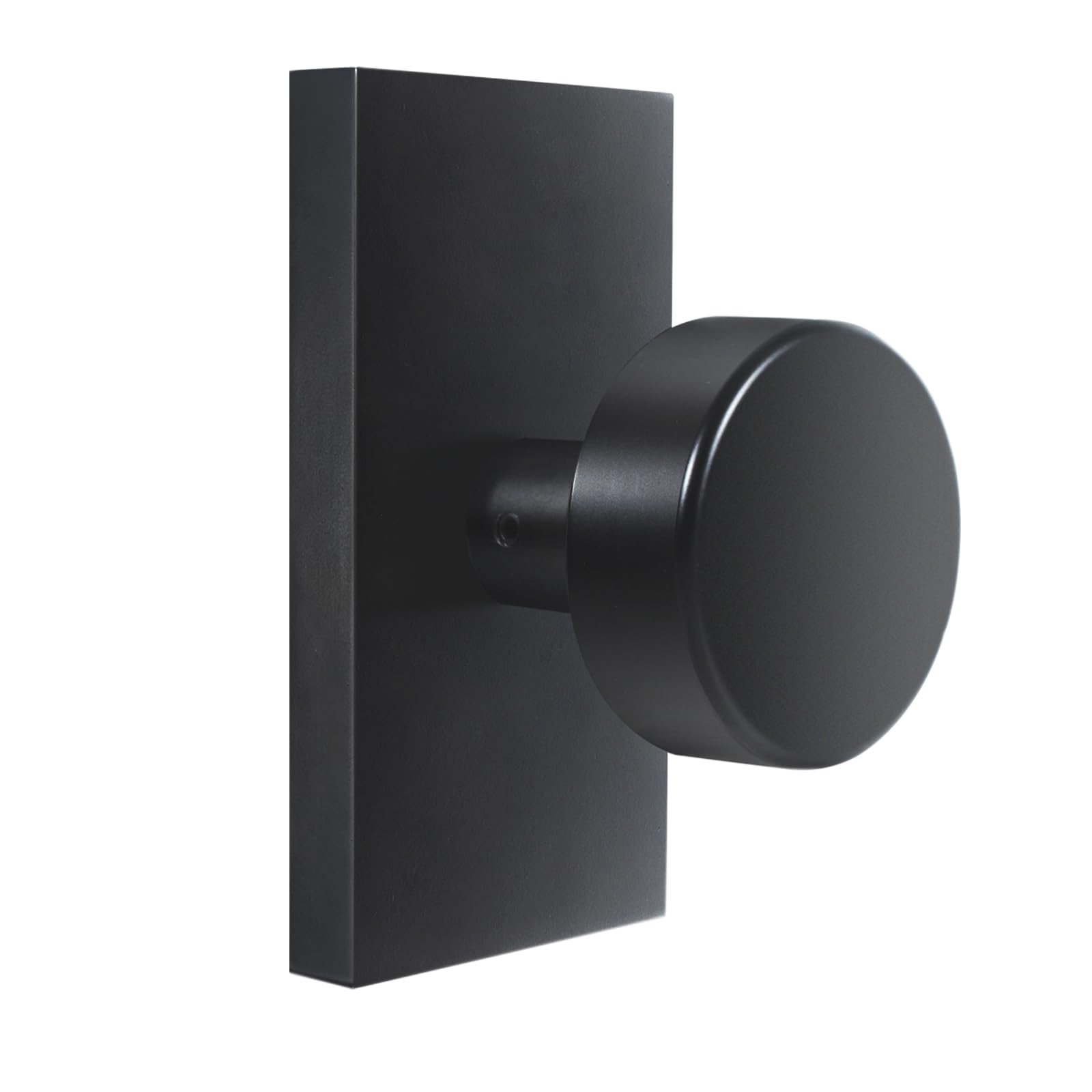 Polished Chrome Door Knobs Interior with Lock, Modern Privacy Door Knob Door Handles for Bathroom Bedroom Round