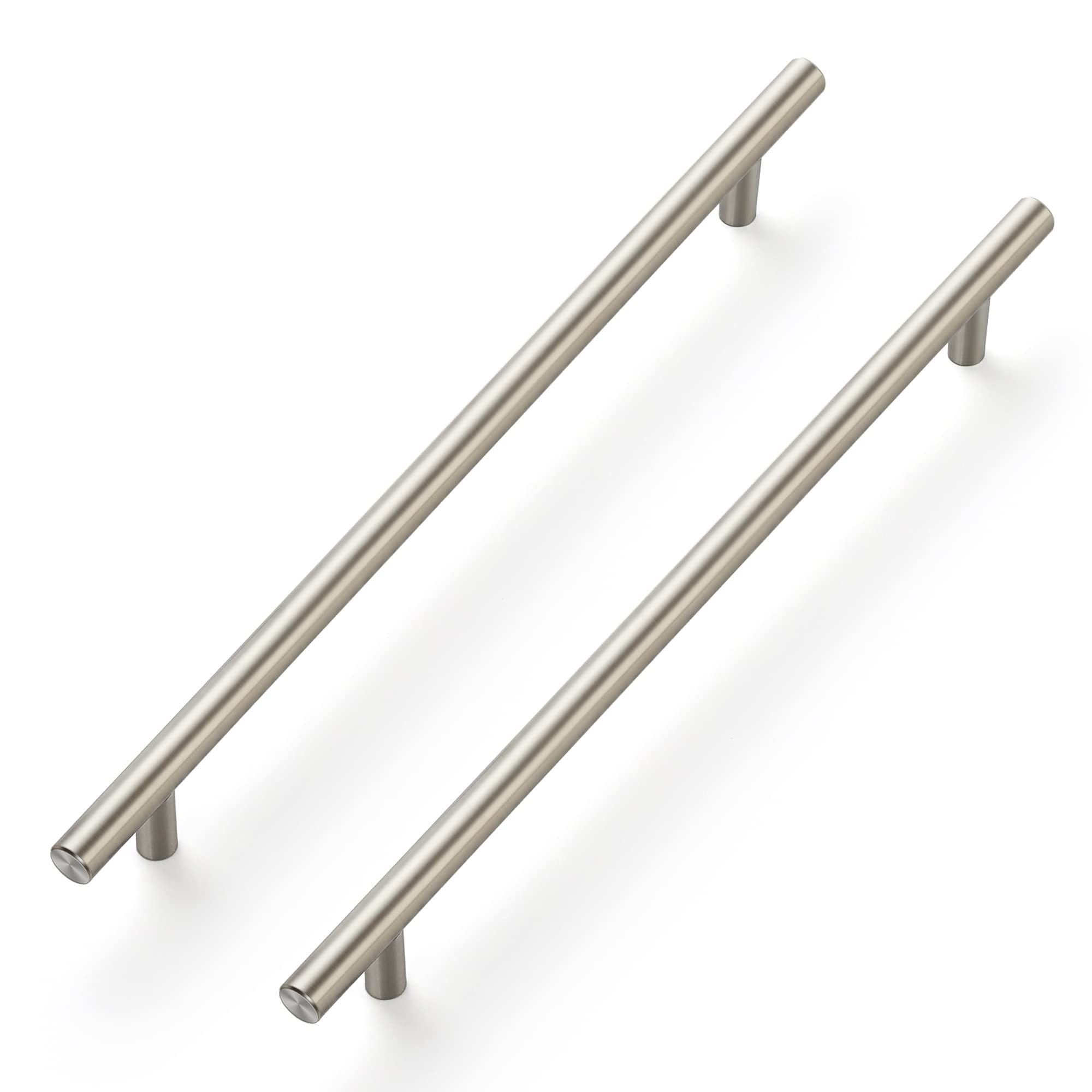 Ravinte 4 Pack 6 inch Cabinet Pulls Brushed Nickel Stainless Steel Kitchen Cupboard Handles Cabinet Handles, 3.75 inch Hole Center