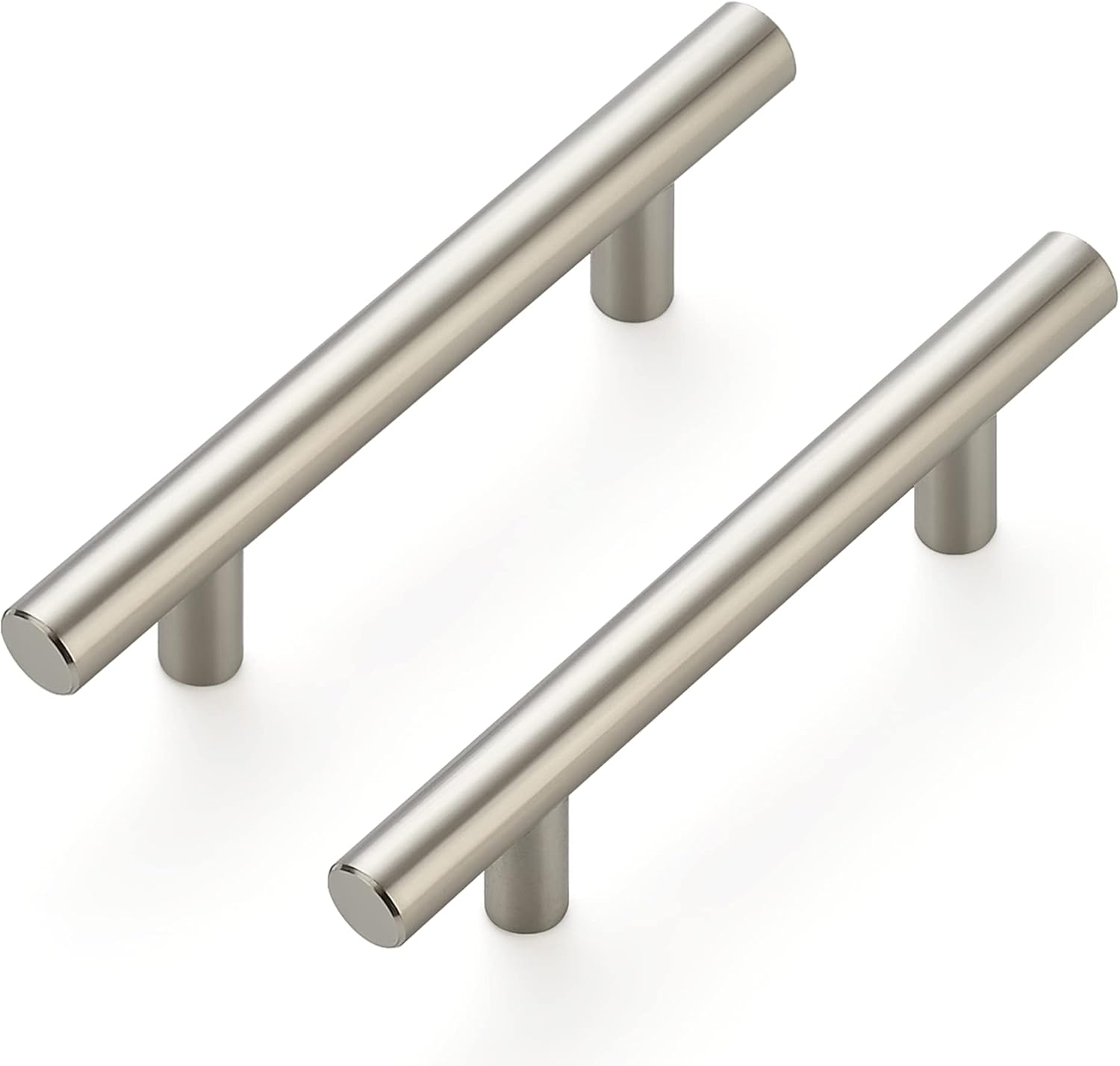 Ravinte 4 Pack 6 inch Cabinet Pulls Brushed Nickel Stainless Steel Kitchen Cupboard Handles Cabinet Handles, 3.75 inch Hole Center