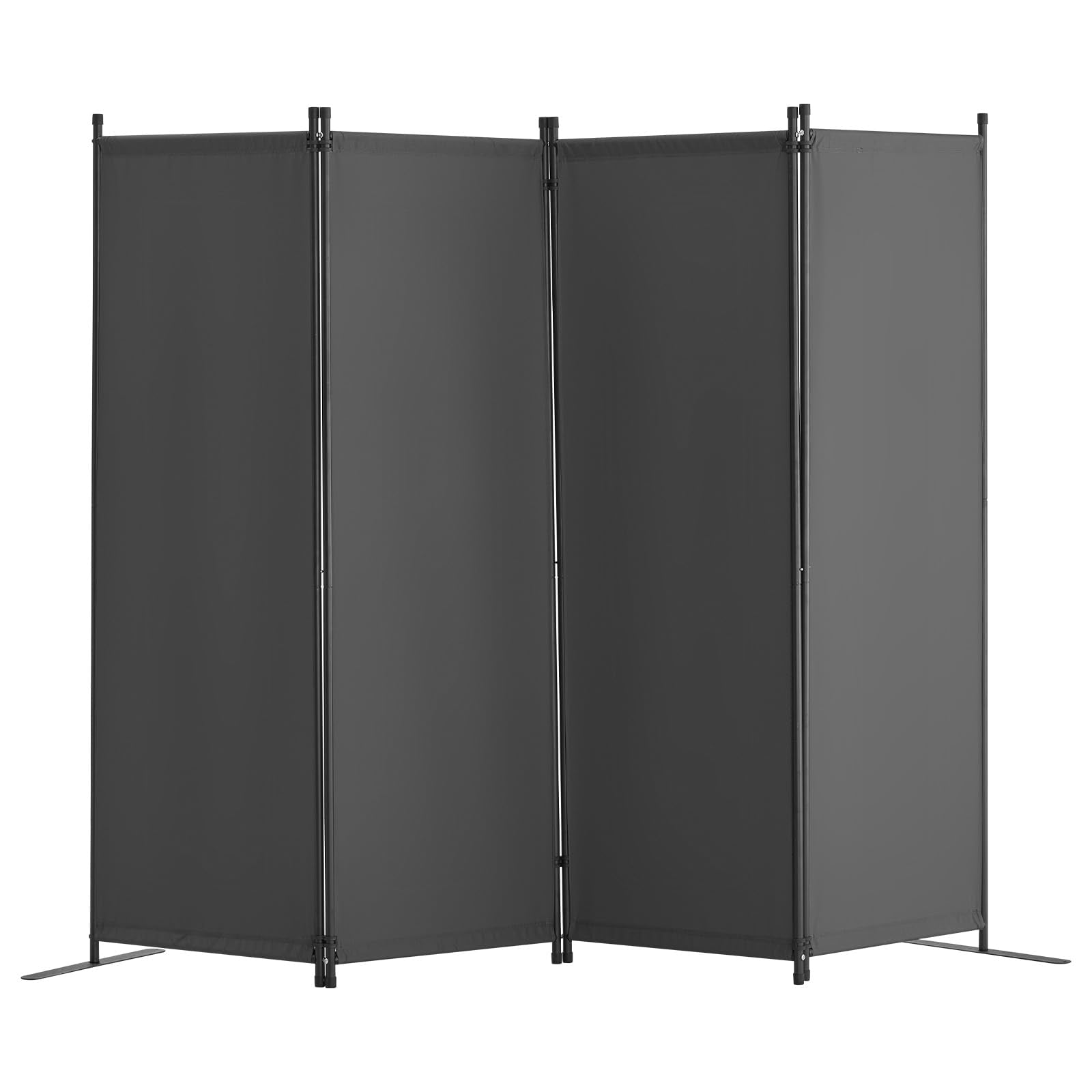 VEVOR Room Divider, 3 Panel Room Dividers and Folding Privacy Screens, Fabric Partition Room Dividers for Office, Bedroom, Dining Room, Study, Freestanding, Black