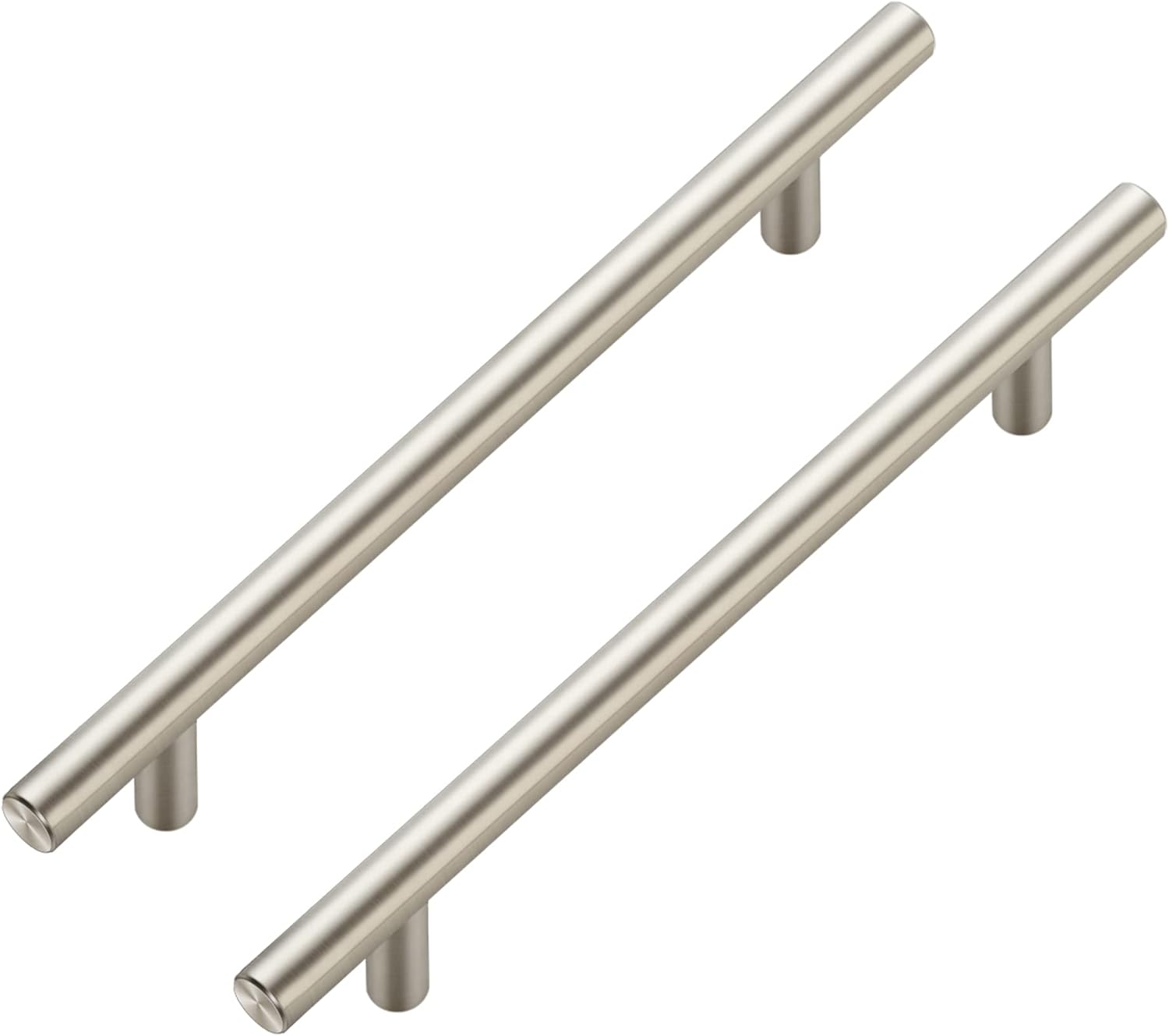 Ravinte 4 Pack 6 inch Cabinet Pulls Brushed Nickel Stainless Steel Kitchen Cupboard Handles Cabinet Handles, 3.75 inch Hole Center