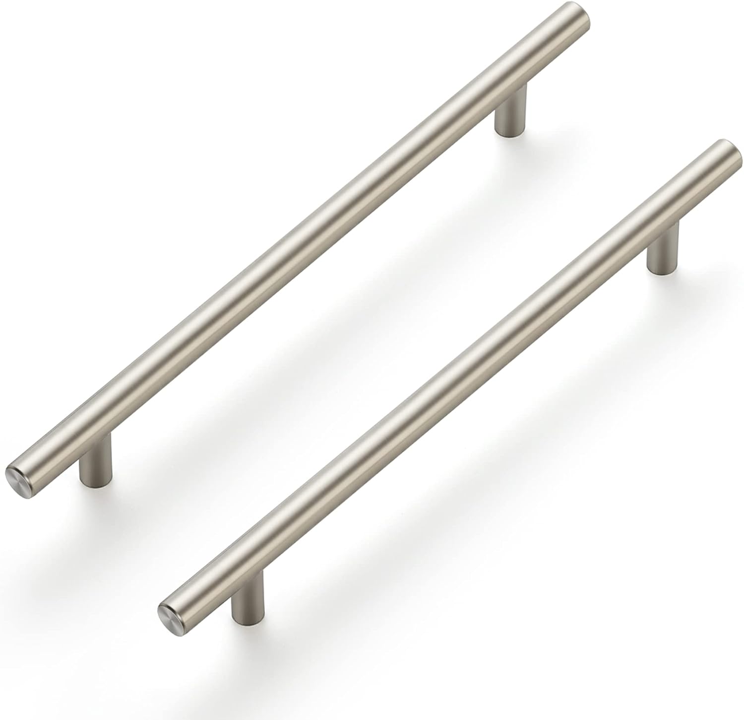 Ravinte 4 Pack 6 inch Cabinet Pulls Brushed Nickel Stainless Steel Kitchen Cupboard Handles Cabinet Handles, 3.75 inch Hole Center