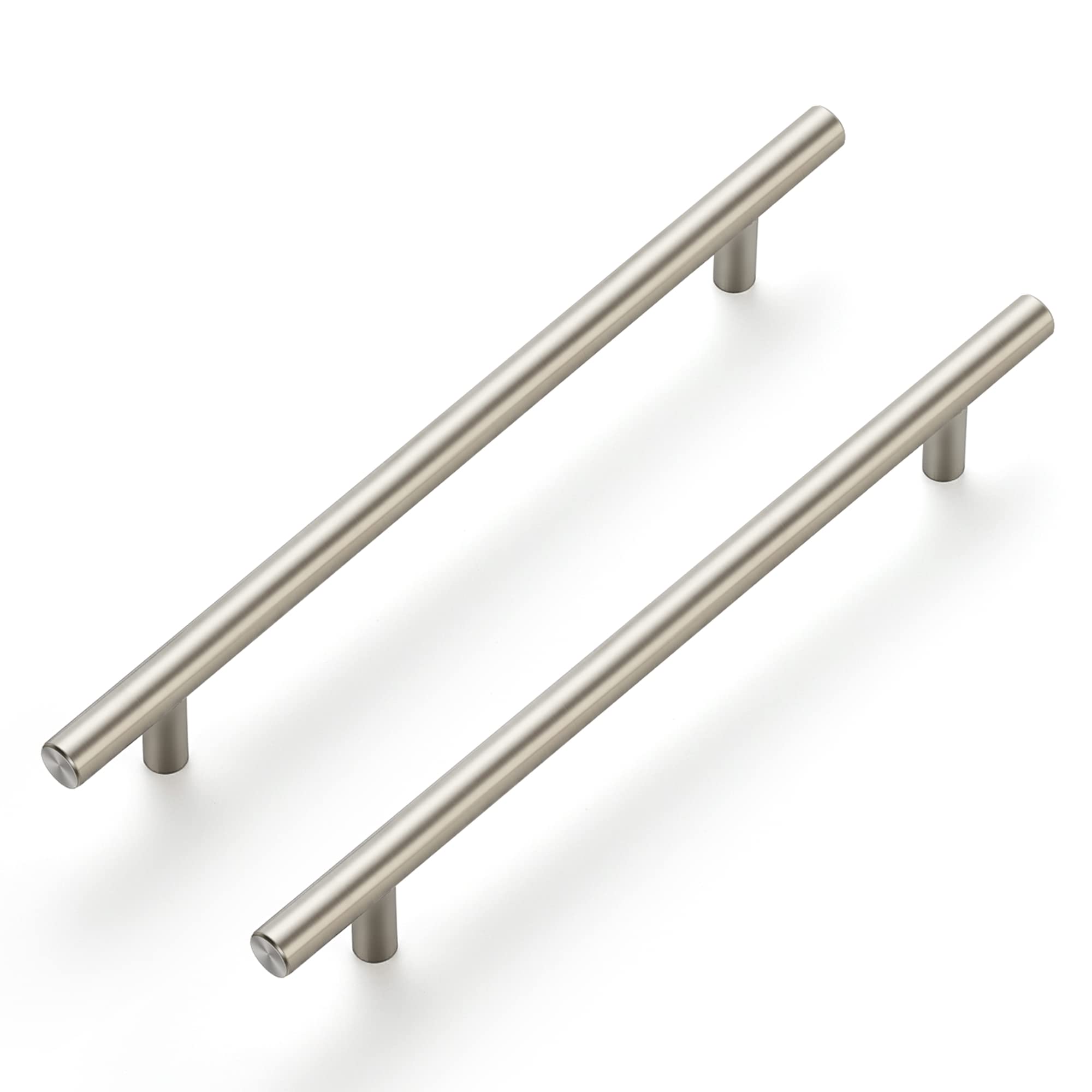 Ravinte 4 Pack 6 inch Cabinet Pulls Brushed Nickel Stainless Steel Kitchen Cupboard Handles Cabinet Handles, 3.75 inch Hole Center