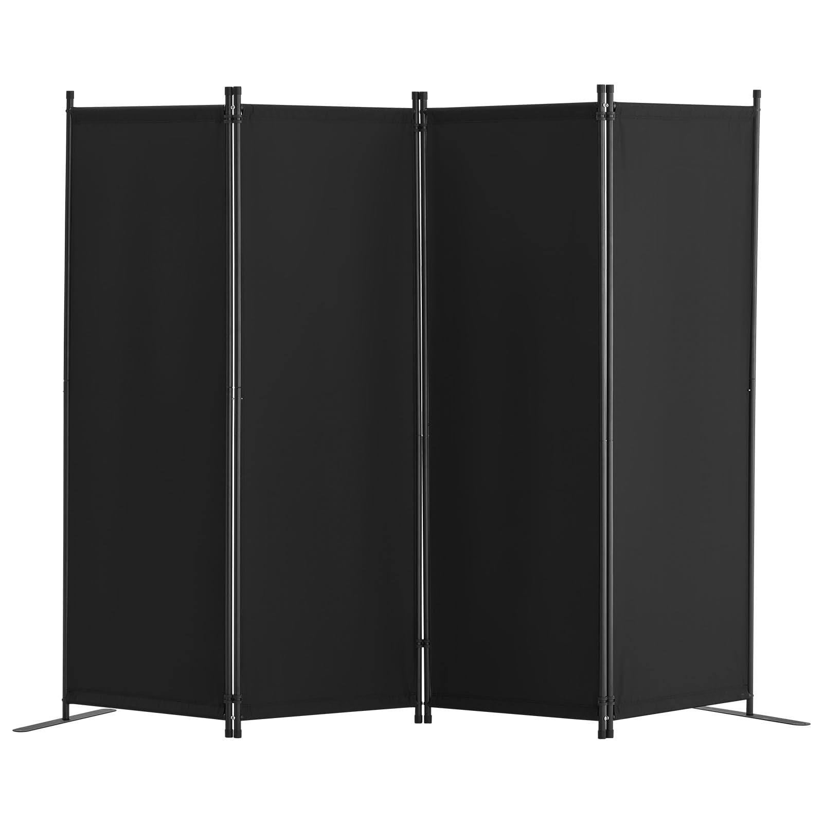 VEVOR Room Divider, 3 Panel Room Dividers and Folding Privacy Screens, Fabric Partition Room Dividers for Office, Bedroom, Dining Room, Study, Freestanding, Black