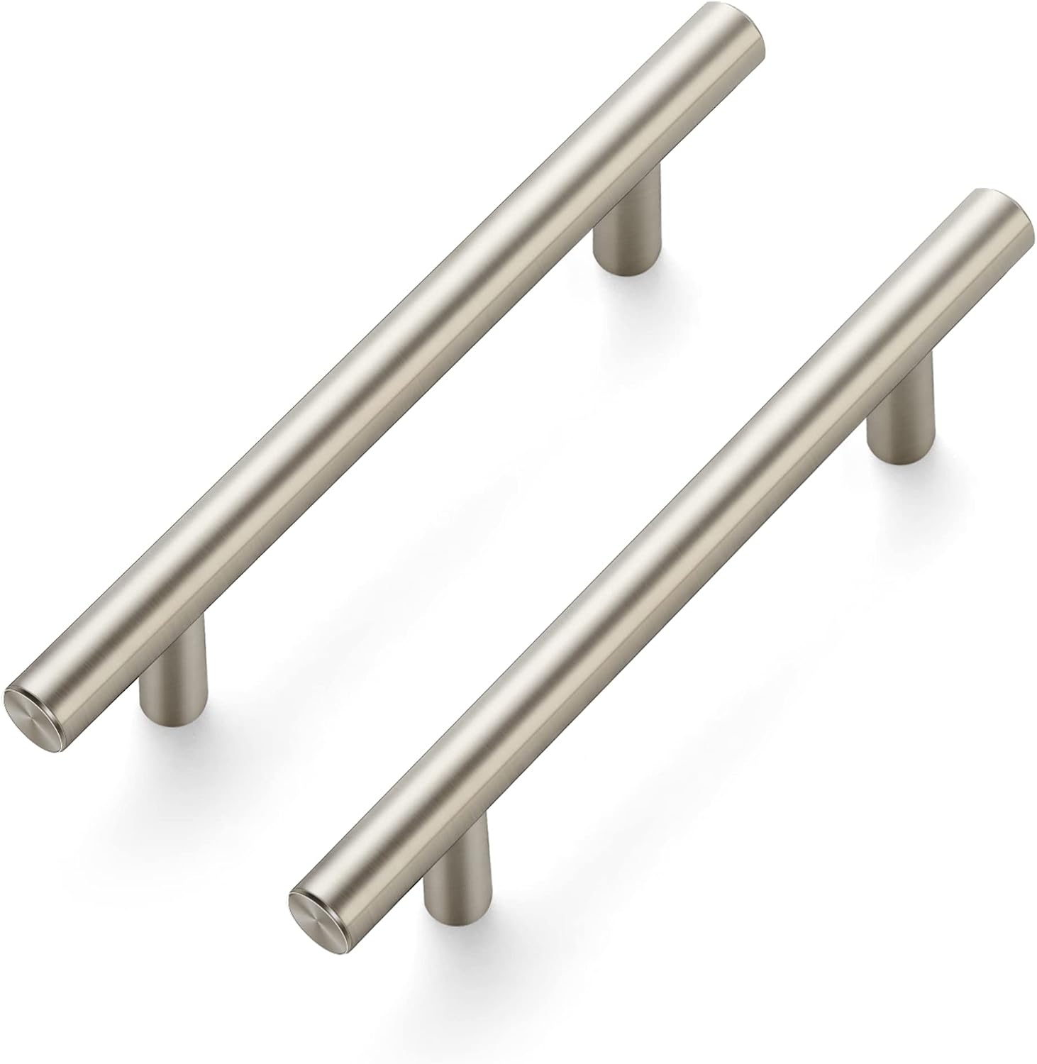 Ravinte 4 Pack 6 inch Cabinet Pulls Brushed Nickel Stainless Steel Kitchen Cupboard Handles Cabinet Handles, 3.75 inch Hole Center
