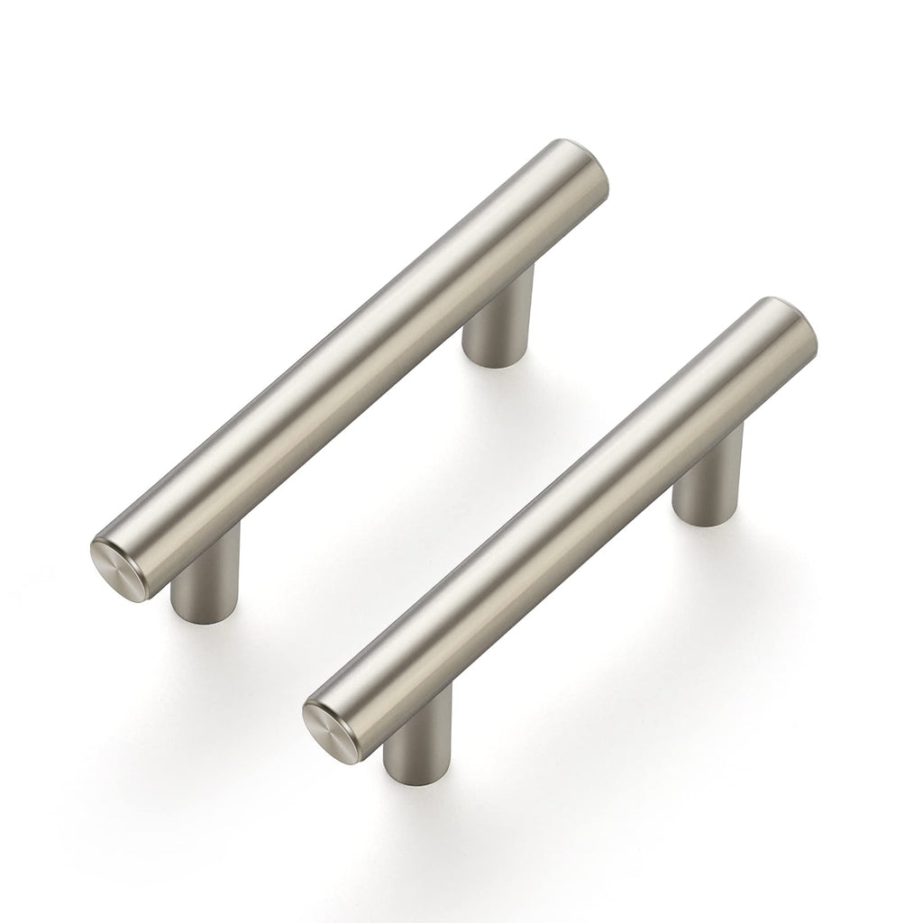 Ravinte 4 Pack 6 inch Cabinet Pulls Brushed Nickel Stainless Steel Kitchen Cupboard Handles Cabinet Handles, 3.75 inch Hole Center
