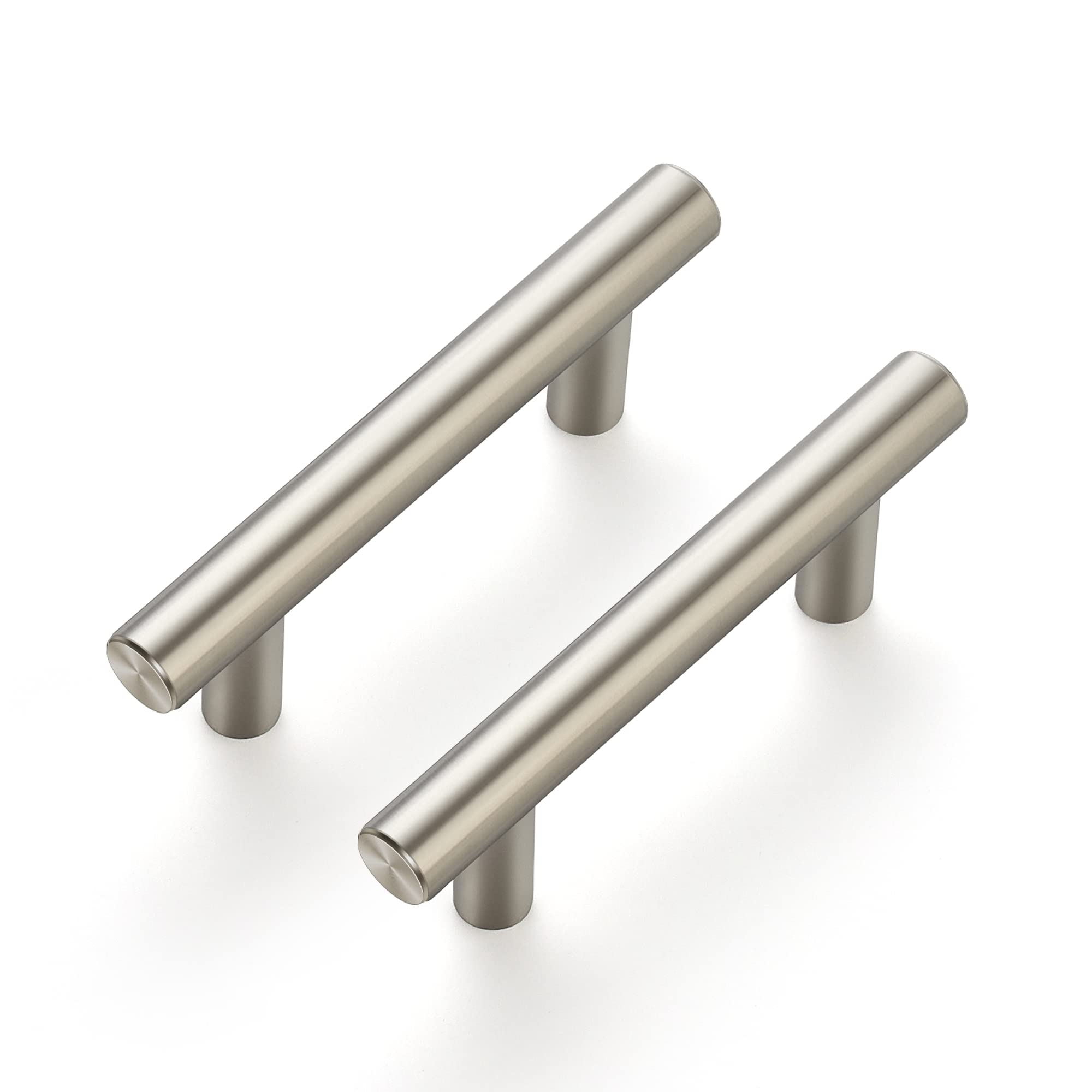 Ravinte 4 Pack 6 inch Cabinet Pulls Brushed Nickel Stainless Steel Kitchen Cupboard Handles Cabinet Handles, 3.75 inch Hole Center