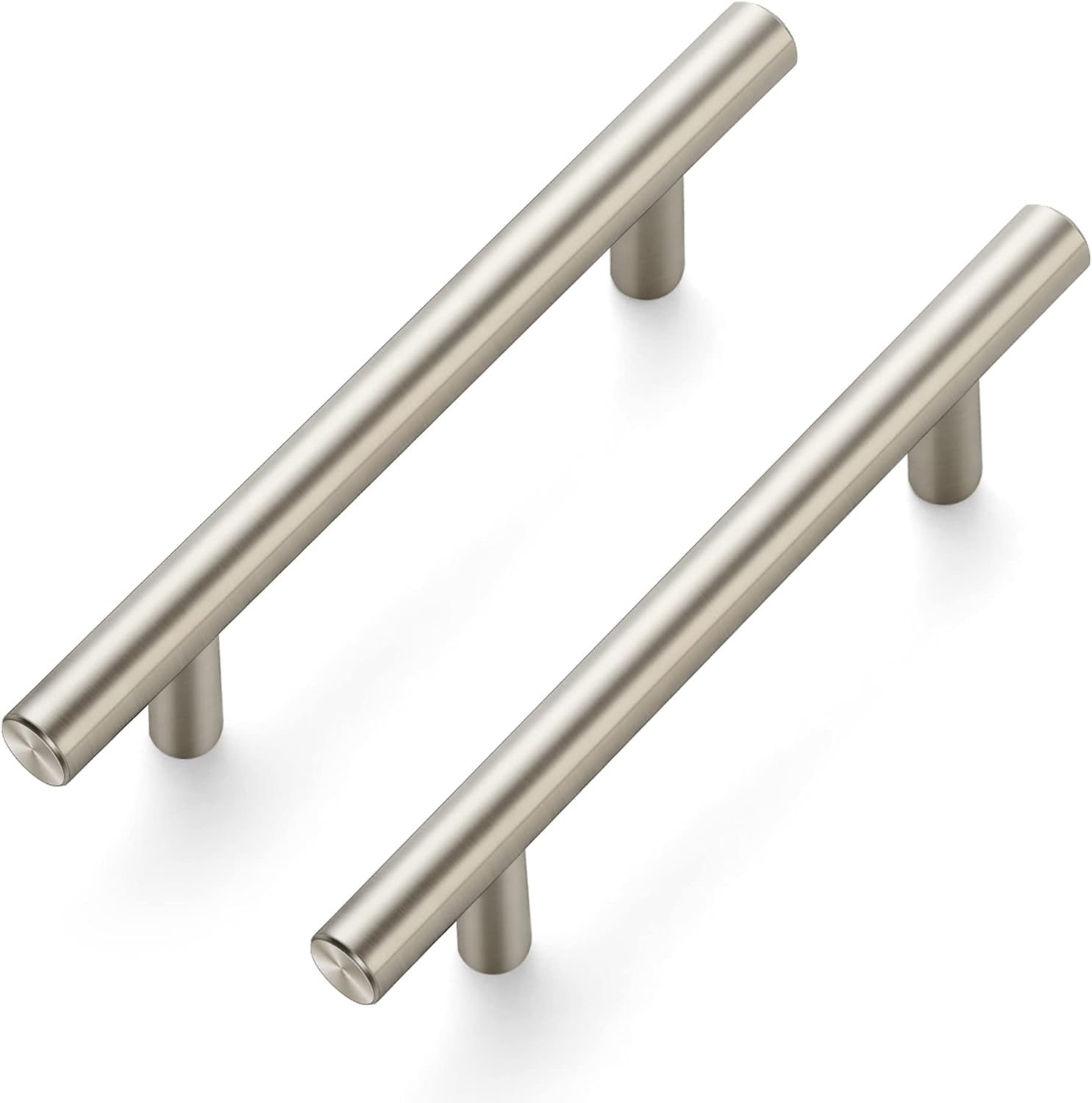 Ravinte 4 Pack 6 inch Cabinet Pulls Brushed Nickel Stainless Steel Kitchen Cupboard Handles Cabinet Handles, 3.75 inch Hole Center