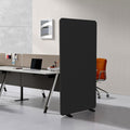 65"× 29" Standing Room Dividers Panel, Office Partitions, High-Density Fabric, Heavy-Duty Steel Pipe, Privacy Divider Panel Wall for Office, Home, Study, Video Conference, Gray