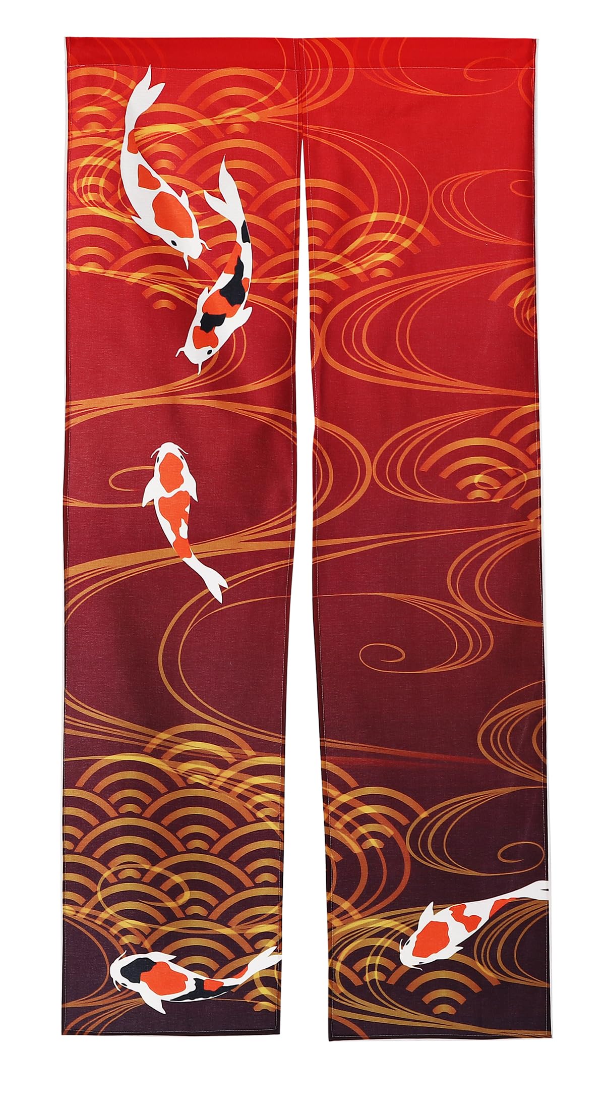next.design Noren Japanese Style Doorway Curtain with a Picture of Nishiki Carp Nishikigoi Printed on it (pattern1)